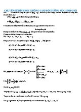 Chuyên đề bồi dưỡng học sinh giỏi Toán học 11 - Hình học không gian